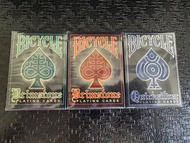 Bicycle Brimstone Playing cards (Green, Red) Bicycle Quicksilver Playing Cards 黑邊牌