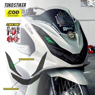 Black PCX 160 headlight sticker TransparentSMOKE PCX 160 eyebrow light sticker PCX 160 sticker/