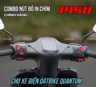 𝐏𝐈𝐒𝐔 - Combo full nút đỏ cho xe điện Datbike Quantum phụ tùng phụ kiện
