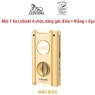 Khò cigar cắt V kèm đục và gác điếu 4 chức năng - 5 màu - H2H Store