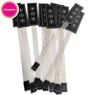 Cheesenm 1pc 1*3 Keys Membrane Matrix Keyboard Monitor Switching Keypad Control Panel 1x3 Integrated