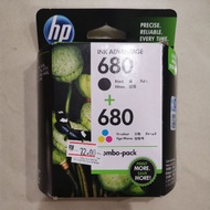 HP 680 Ink Cartridges - Black + Tri Colour [Combo Pack]