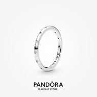 Pandora แหวนแฟชั่น แบบเรียบง่าย j111