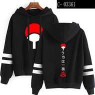 Naruto Anime Hoodie Sweatshirt Lovers Autumn Long Seves Uchiha Sasuke Jacket Fashion Men Hoodies