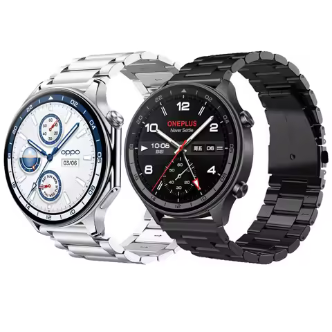 For OnePlus Watch 2 Strap metal Replacement Correa Wristband For Oppo Watch X/4 Pro Smart Watch Band