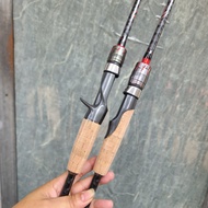 Cần câu lure Hi-Power TH2 carbon xoắn X toàn thân bu chống xoắn ngọn 2li2 cao cấp