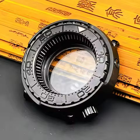 Matte Black NH35 Tuna Watch Case fit for NH35 NH36 4R Movement Sapphire Crystal Glass 30ATM Waterpro