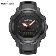 North Edge Mars Pro Digital Watch Military Carbon Fiber Altimeter Barometer Compass Function