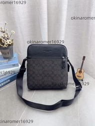 COACH 蔻馳 Heritage 經典標誌二合一男包
