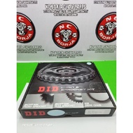 DID CHAIN & SPROCKET SET 14+42 428HD FOR TMX155