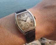 20年代古董浪琴14K包金手上鍊機械錶vintage longines art deco watch