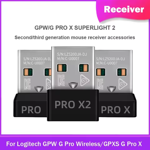 Original USB Receiver For GPW First Generation/G PRO X SUPERLIGHT 2 Second Generation/Third Generati