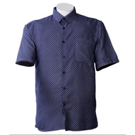 PLATINUM PM8312 Plus Size Printed Short Sleeve Shirt,Kemeja Lengan Pendek Lelaki Saiz Besar