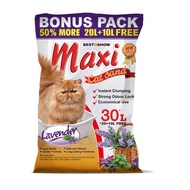 Best In Show Maxi Cat Sand Lavender 30Lt/25Kg