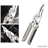 [Haluoo] Wire Hand Tool,Multipurpose ,Wiring Tool Electrician Plier Cable Wire Strippings Tool for Crimping, Winding