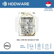 DELL 1.8TB 10K 12Gpbs SAS 2.5" 4Kn HDD // 061H3H // ST1800MM0008 // 1GR202-157