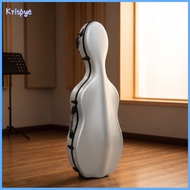 phenovo Lightweight 4/4 Cello Case Safeguarding Hard Cello Case Long-Lasting Sturdy for Cellists