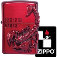 Zippo Lighter with Flint and Special Sticker - Venom Scorpion RD Red ZIPPO