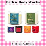 เทียนหอม 3 หัว Bath and body works 3-Wick Candleเทียนหอม