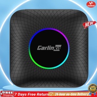 การจัดส่งฟรี [มาถึงใน 3 วัน] 4GB+64GB กล่องสมาร์ท WiFi 2.4+5G อะแดปเตอร์ไร้สาย Carplay Android Auto 