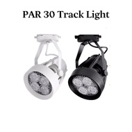 LED Track Light Casing Par30 Bulb Tracklight Rail Bar COB Spotlight Mentol Ceiling Spot Lighting Lam