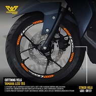 Cutting Sticker Rim Yamaha Lexi 155 Sticker Variation Rim Motorcycle Accessories Rim 14 inch reflect