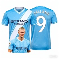 Haaland's No. 9 Football Jersey 3d Printing Summer Sports Leisure Dry Quickly Men's Jersey Adult Kid