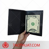 Magic tool toy: Giant dollar coin flip wallet