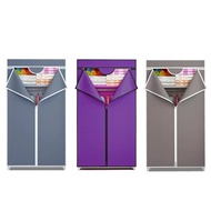 Large Capacity Zipped Wardrobe with Spacious Storage / Rak Almari Pakaian Baju Zip JImat Ruang Pelbagai Guna