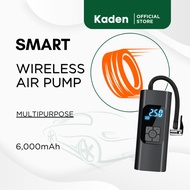 KADEN|SMART Wireless Air Pump|Tyre Compressor|Car Accessories|Quick Inflation|Build In Flashlight