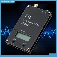 ✼ Romantic ✼  2000M 0.5W Radio FM Transmitter Frequency LCD Display Stereo Digital 76-108M for Radio Broadcast Campus Radio Station Receiver