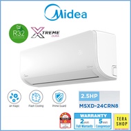 Midea MSXD-24CRN8 2.5HP Xtreme Dura R32 Non Inverter Air Conditioner Aircond