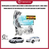 TOYOTA ALTIS 1.6 1.8 ZZE121 ZZE122 WISH 1.8 ZNE10 ZNE14 1ZZ-FE 3ZZ-FE TIMING CHAIN KIT SET OSK JAPAN
