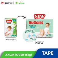 Huggies AirSoft Tape XXL34 x 1 Super Jumbo Pack