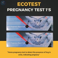 ECOTEST PREGNANCT TEST 1'S / TEST KEHAMILAN [EXP : 01/2026]