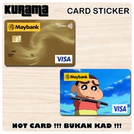 [ Shin Chan ] For Bank Card Sticker Cover / MASTER / VISA / CREDIT/ DEBIT CARD