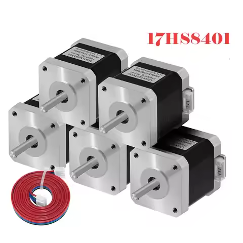 5PCS Nema17 Stepper Motor 48mm 42 Motor Nema 17 motor 42BYGH 1.7A (17HS8401) motor 4-lead for 3D Pri