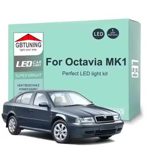 Canbus LED Interior Light Bulb Kit For Skoda Octavia 1 MK1 1U 1U2 1U5 Sedan Combi 1996-2004 Vehicle 