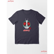 เสื้อยืดผ้าฝ้าย Kamen Rider 1 Ichigo Showa Masked Rider Essential T-Shirt เสื้อยืด ดพิมพ์ลาย ดผ้าเด้