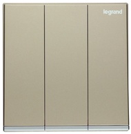 Legrand Galion 3Gang 1Way 2Way Single Wall Switch Champagne Rose Gold Dark Silver White GSE