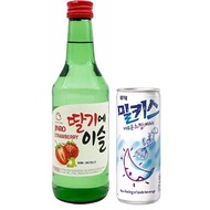 Jinro Soju - STRAWBERRY - Single Pack Bundle - 13% abv (01 x 360ml Bottle)