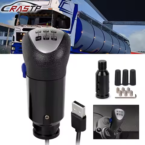 RASTP-PC USB Shifter Gearshift Knob Euro Truck Simulator For ATS&ETS2 Games Compatible With Logitech