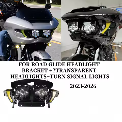 Headlamp Hi/Lo Beam Headlight Assembly for Harley Road Glide CVO/SE FLTRXSE FLTRX ST FLTRXSTSE 2026 