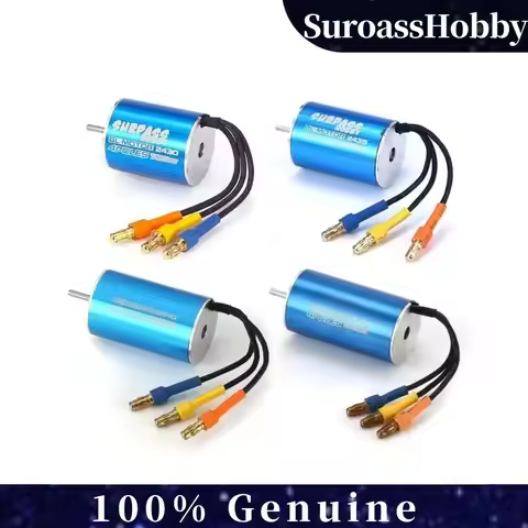 Surpass Hobby 2025 New 2430 2435 2440 2445 Brushless Motor for 1/18 1/16 HSP, Redcat, Traxxas, HPI, 