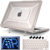 ใหม่ล่าสุดกันกระแทกด้านนอกฝาครอบกรณีพับสำหรับ2021 2022 Macbook 2023 Air 15 Pro 14 16 M1 A2442 Air 13
