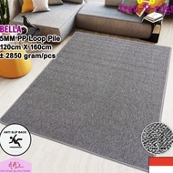 Tren-D-rugs minimalist plain carpet, anti-slip living room mat 120x160 JS88