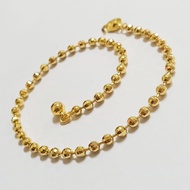 Gold Seed Anklet Cop 916