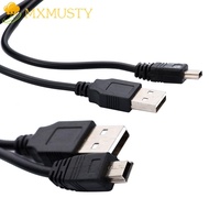 MXMUSTY Data Cables Copper Laptop for Speakers PSP for MP3 GPS USB 2.0 Male Jack