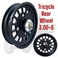 3.00-8 Tricycle Rear Wheel Rim Belakang Scooter Tiga Roda Electrik 13x3 Electric Scooter 3 Wheel Spo