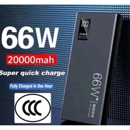 ccc power bank certified premium 66w fast charge 20000mah